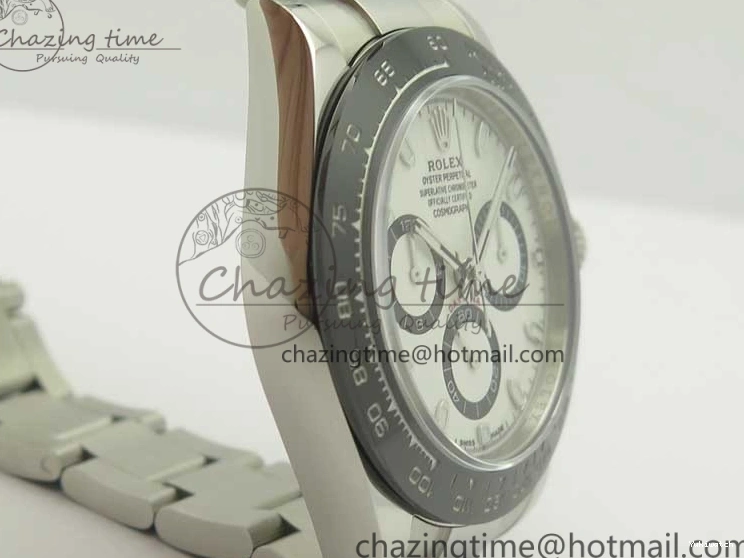 Clone Edition Best V2 A4130 1:1 Daytona Bracelet White 116500 And ARF Super 904L Case SS Dial 0524